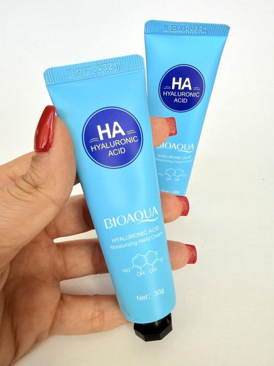 کرم مرطوب کننده دست تیوپی هیالورونیک اسید HYALURONIC ACID بیوآکوا BIOAQUA